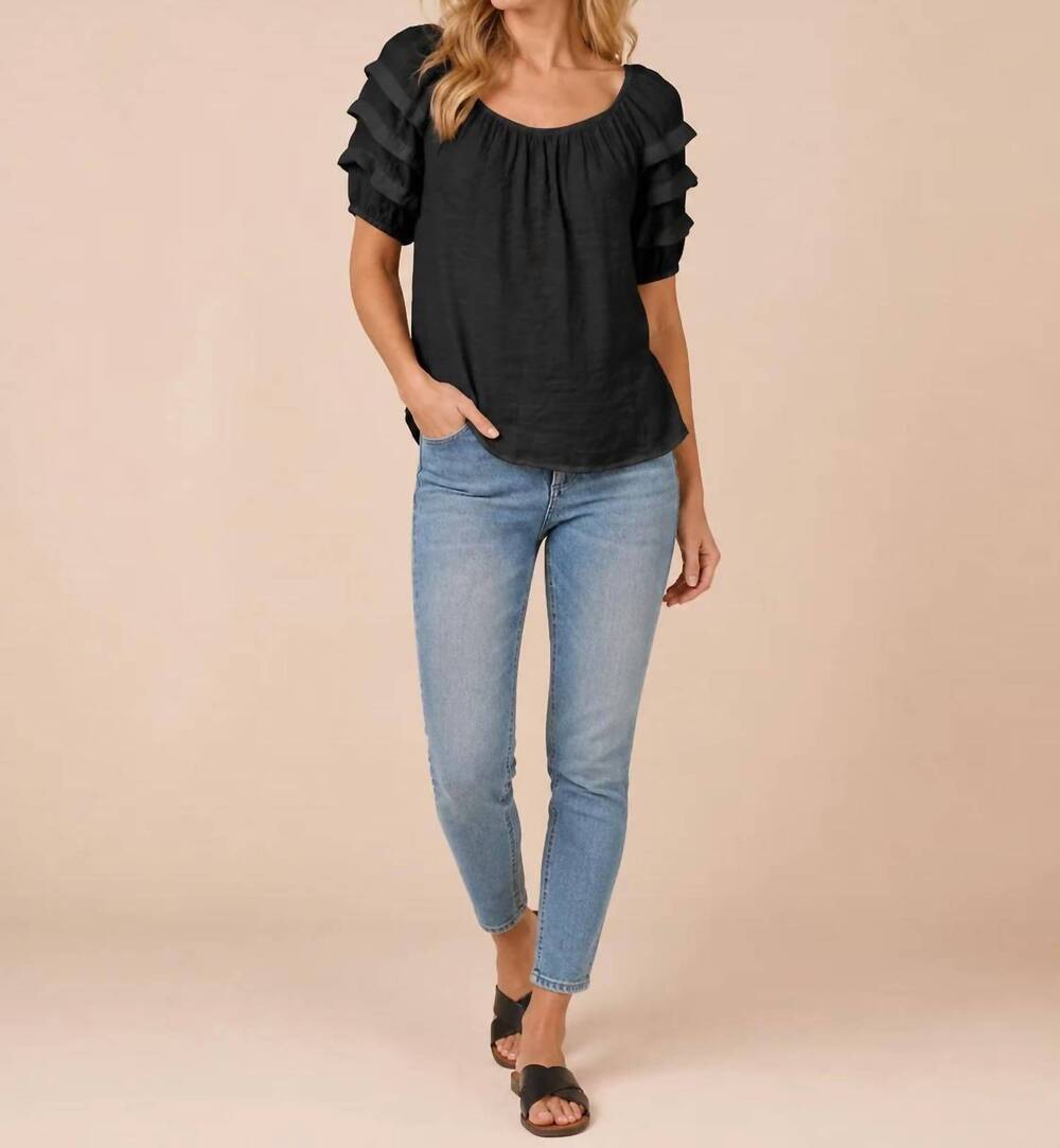 NEW WINSLOW COLLECTION mavis top in black